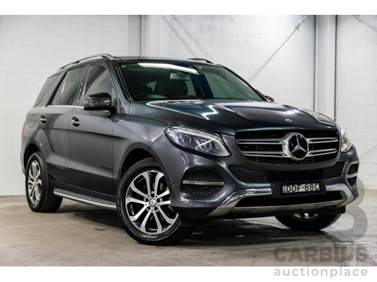02/2016 Mercedes-Benz GLE 250d 4MATIC (AWD) 166 MY16 4d Wagon Tenorite Grey Metallic Turbo Diesel 2.1L