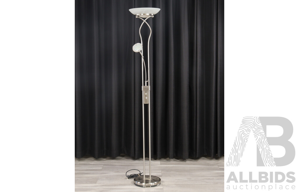 Modern Chrome Floor Lamp