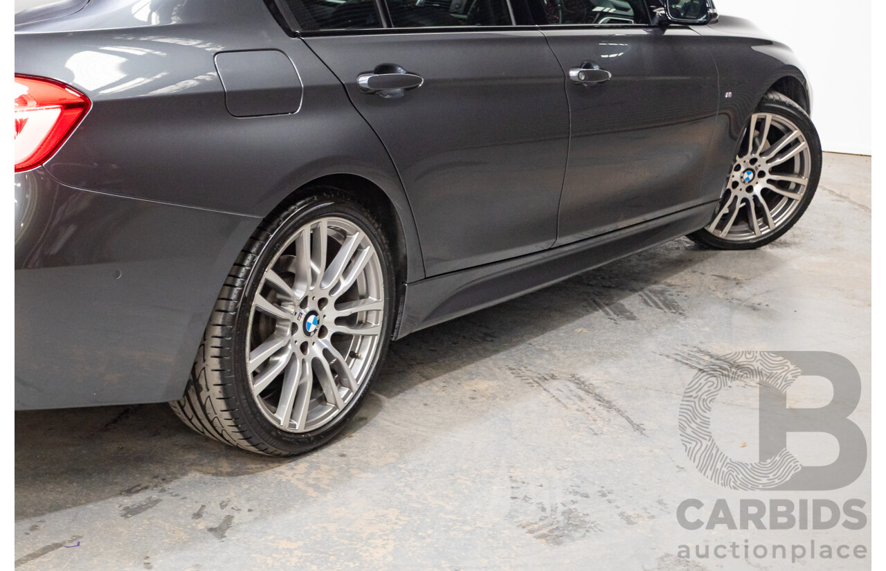 04/2017 BMW 330i M-Sport  F30 LCI MY18 4D Sedan Mineral Grey Turbo 2.0L
