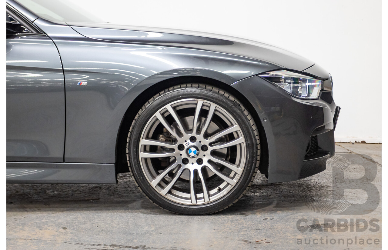 04/2017 BMW 330i M-Sport  F30 LCI MY18 4D Sedan Mineral Grey Turbo 2.0L