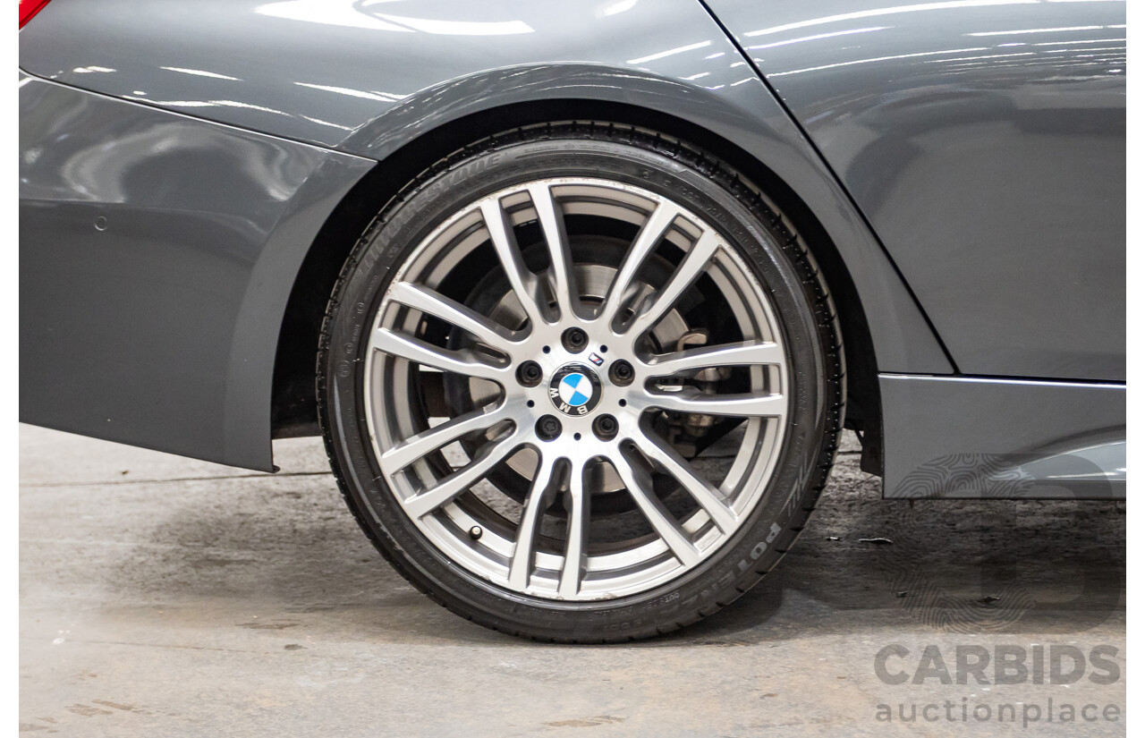 04/2017 BMW 330i M-Sport  F30 LCI MY18 4D Sedan Mineral Grey Turbo 2.0L