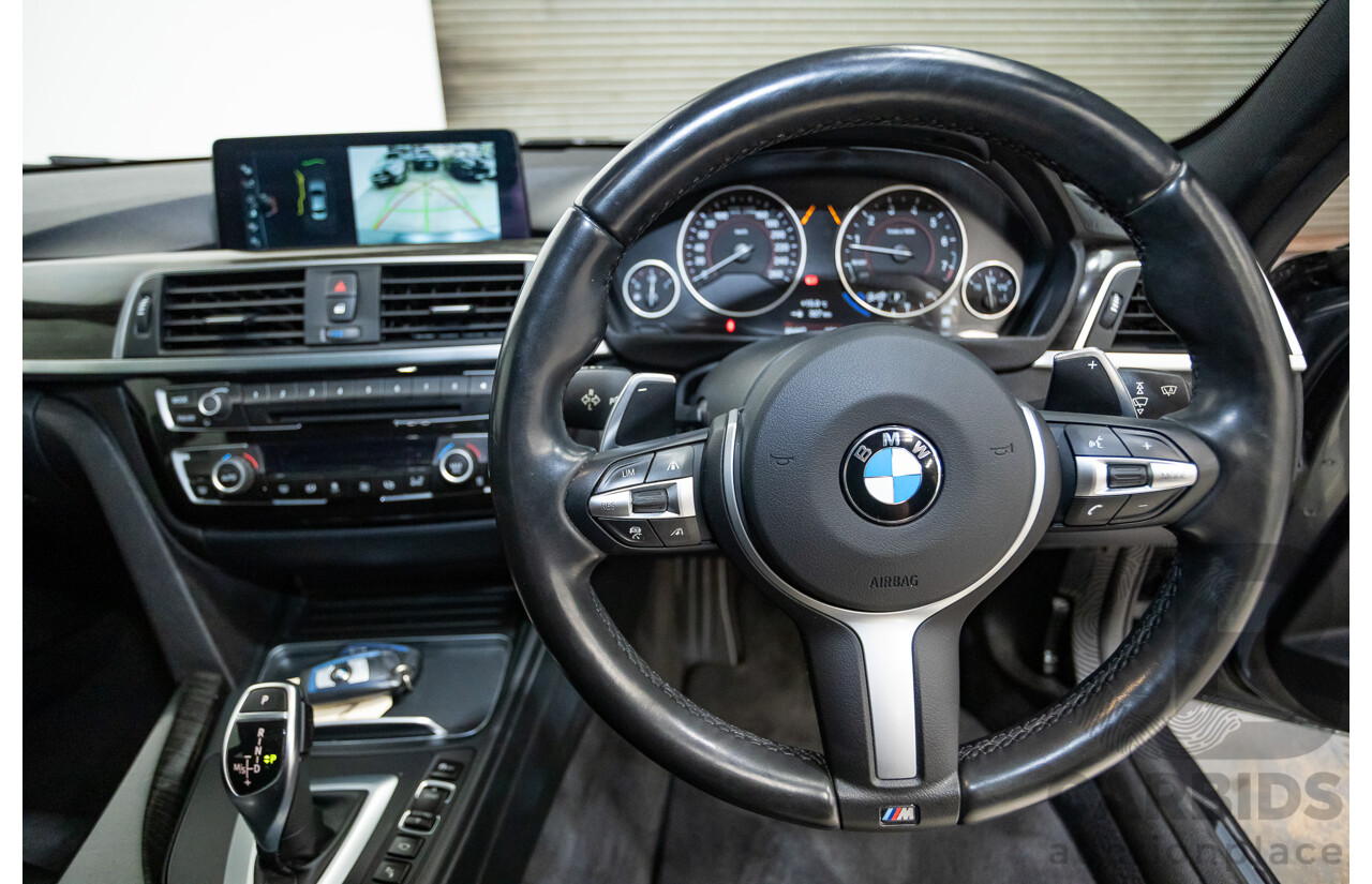 04/2017 BMW 330i M-Sport  F30 LCI MY18 4D Sedan Mineral Grey Turbo 2.0L
