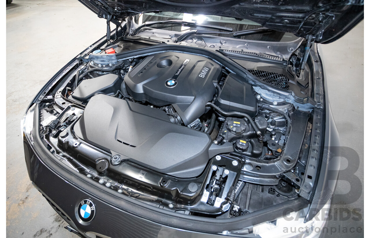 04/2017 BMW 330i M-Sport  F30 LCI MY18 4D Sedan Mineral Grey Turbo 2.0L