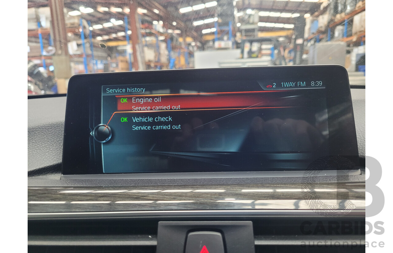 04/2017 BMW 330i M-Sport  F30 LCI MY18 4D Sedan Mineral Grey Turbo 2.0L