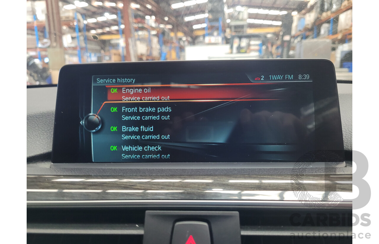 04/2017 BMW 330i M-Sport  F30 LCI MY18 4D Sedan Mineral Grey Turbo 2.0L