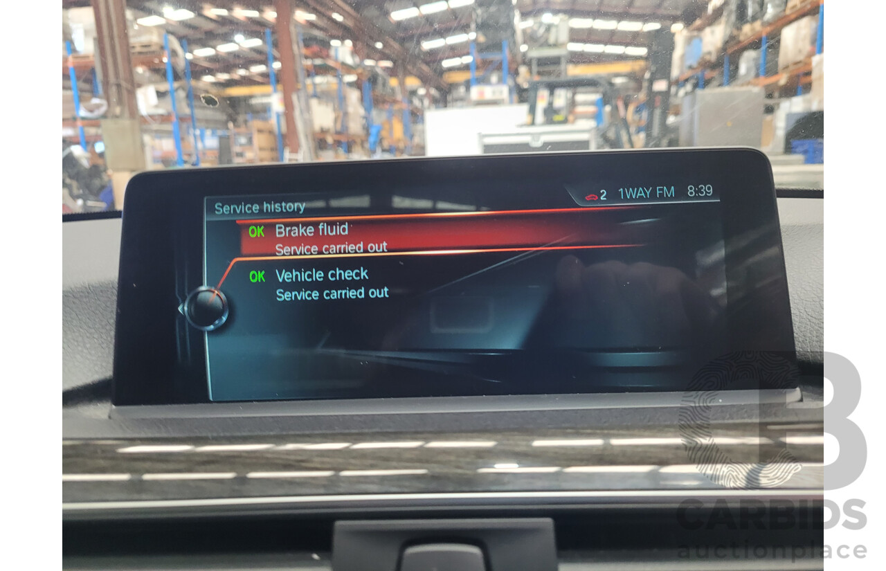 04/2017 BMW 330i M-Sport  F30 LCI MY18 4D Sedan Mineral Grey Turbo 2.0L