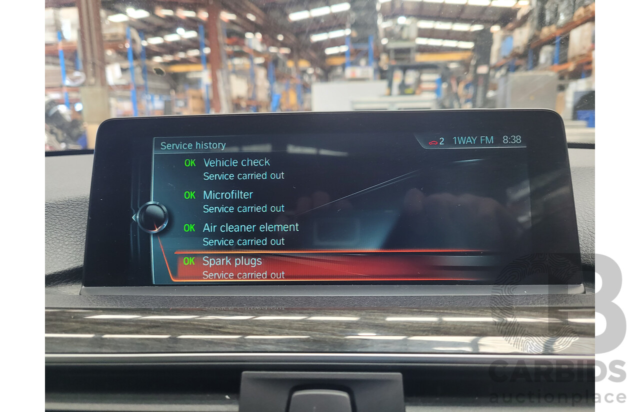 04/2017 BMW 330i M-Sport  F30 LCI MY18 4D Sedan Mineral Grey Turbo 2.0L