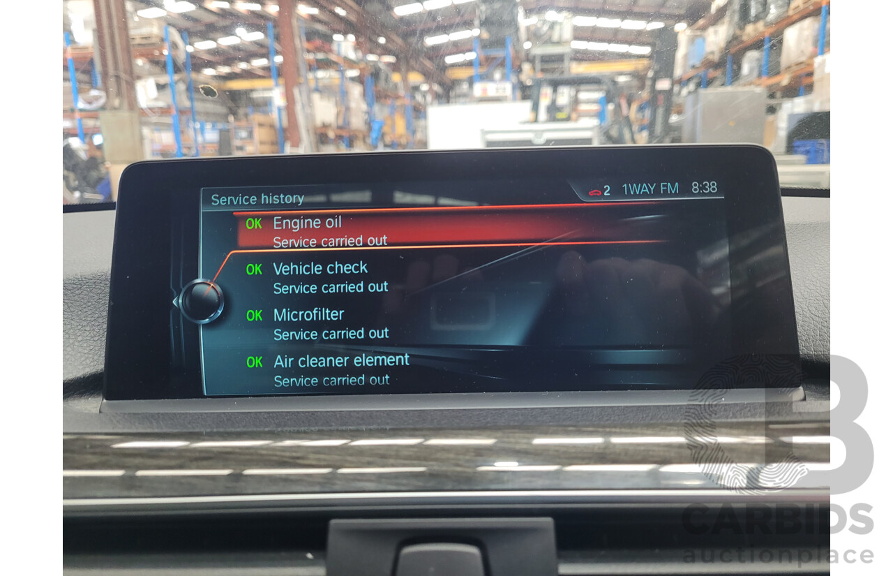 04/2017 BMW 330i M-Sport  F30 LCI MY18 4D Sedan Mineral Grey Turbo 2.0L