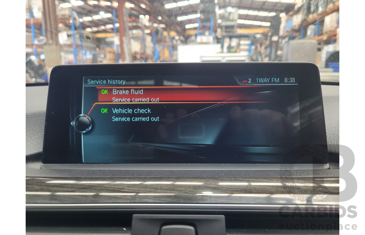 04/2017 BMW 330i M-Sport  F30 LCI MY18 4D Sedan Mineral Grey Turbo 2.0L