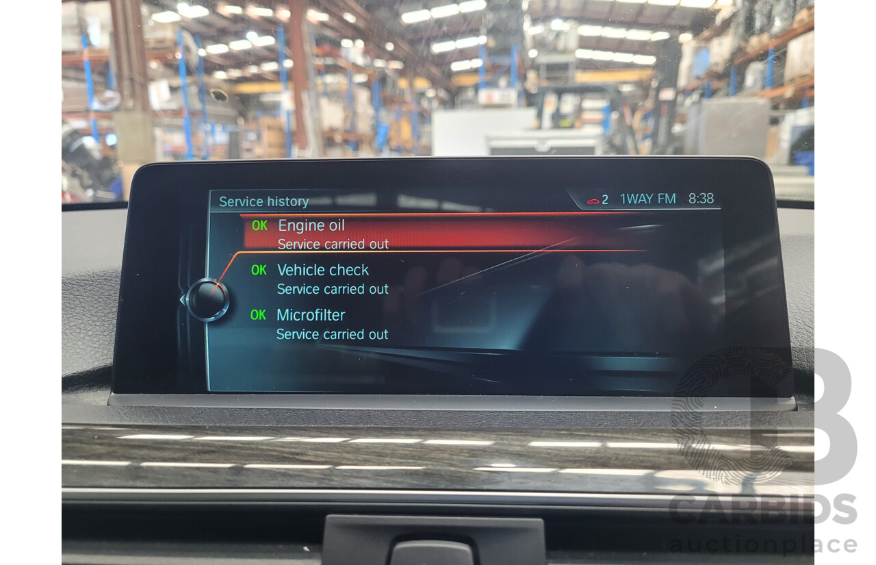 04/2017 BMW 330i M-Sport  F30 LCI MY18 4D Sedan Mineral Grey Turbo 2.0L