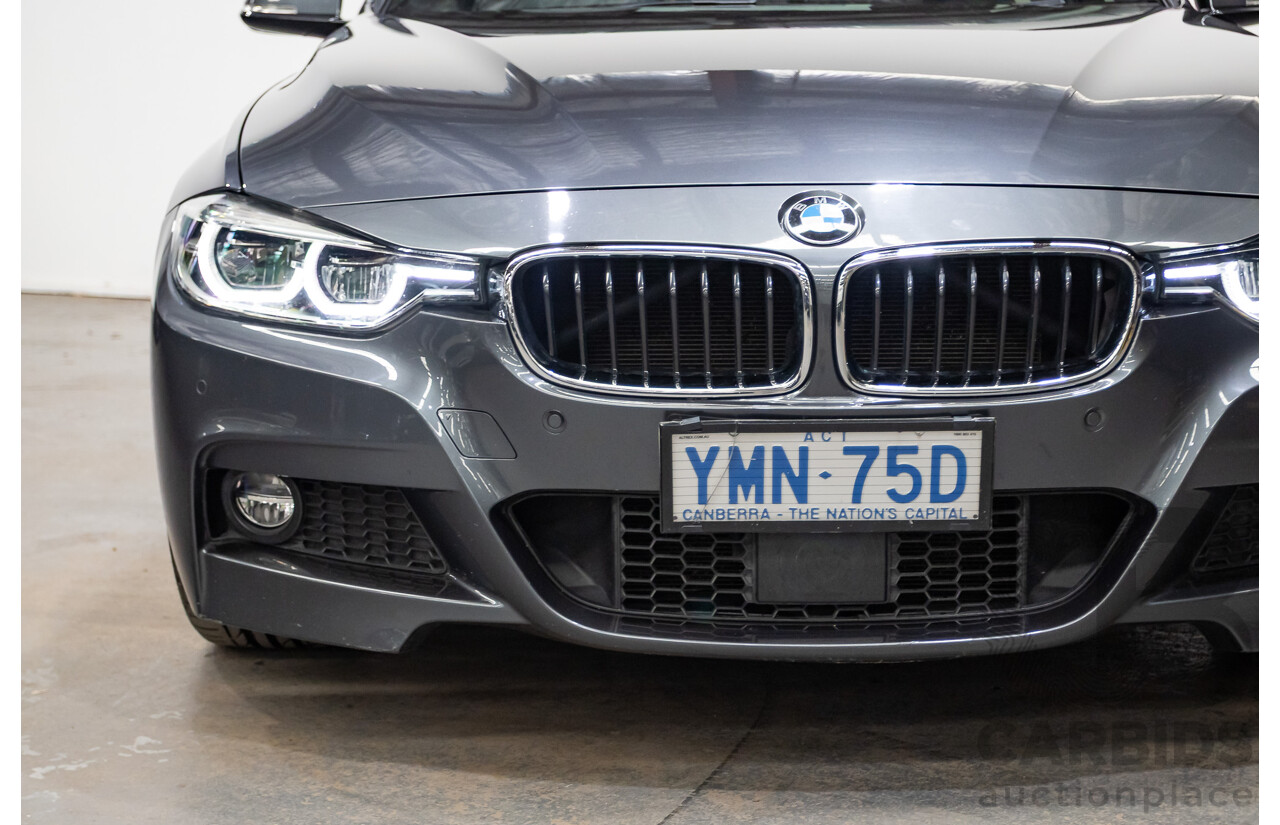 04/2017 BMW 330i M-Sport  F30 LCI MY18 4D Sedan Mineral Grey Turbo 2.0L