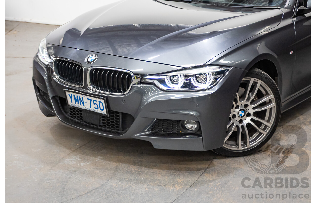 04/2017 BMW 330i M-Sport  F30 LCI MY18 4D Sedan Mineral Grey Turbo 2.0L