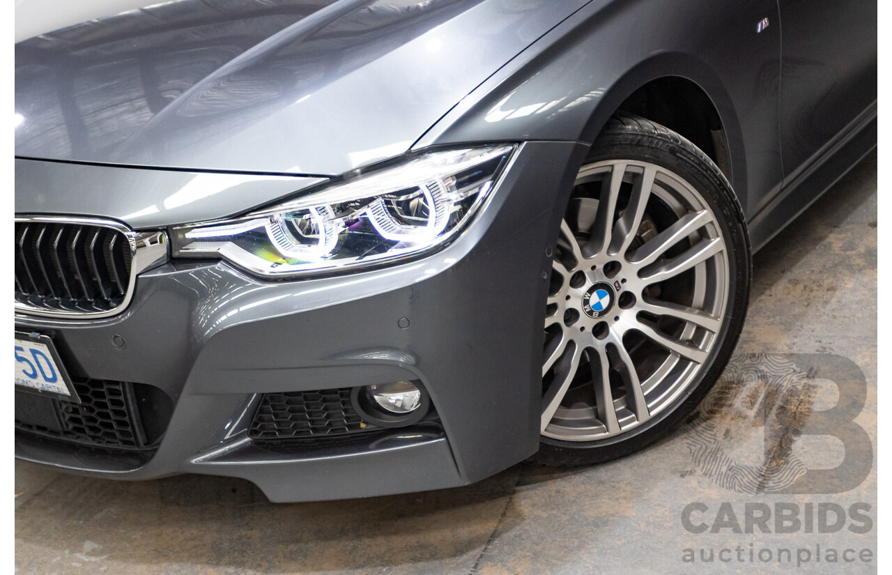 04/2017 BMW 330i M-Sport  F30 LCI MY18 4D Sedan Mineral Grey Turbo 2.0L