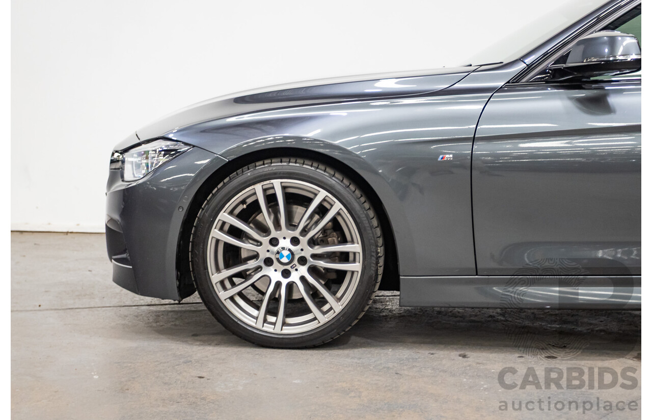 04/2017 BMW 330i M-Sport  F30 LCI MY18 4D Sedan Mineral Grey Turbo 2.0L