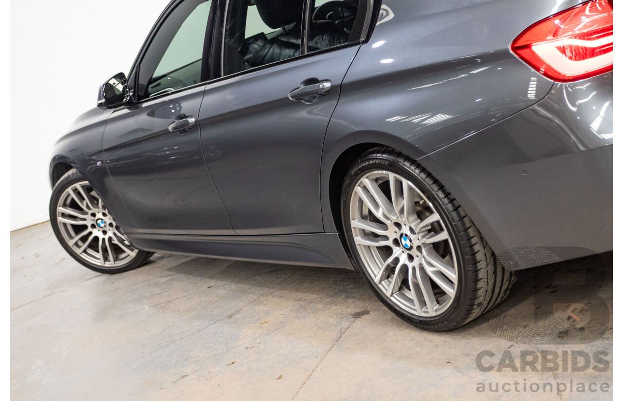 04/2017 BMW 330i M-Sport  F30 LCI MY18 4D Sedan Mineral Grey Turbo 2.0L