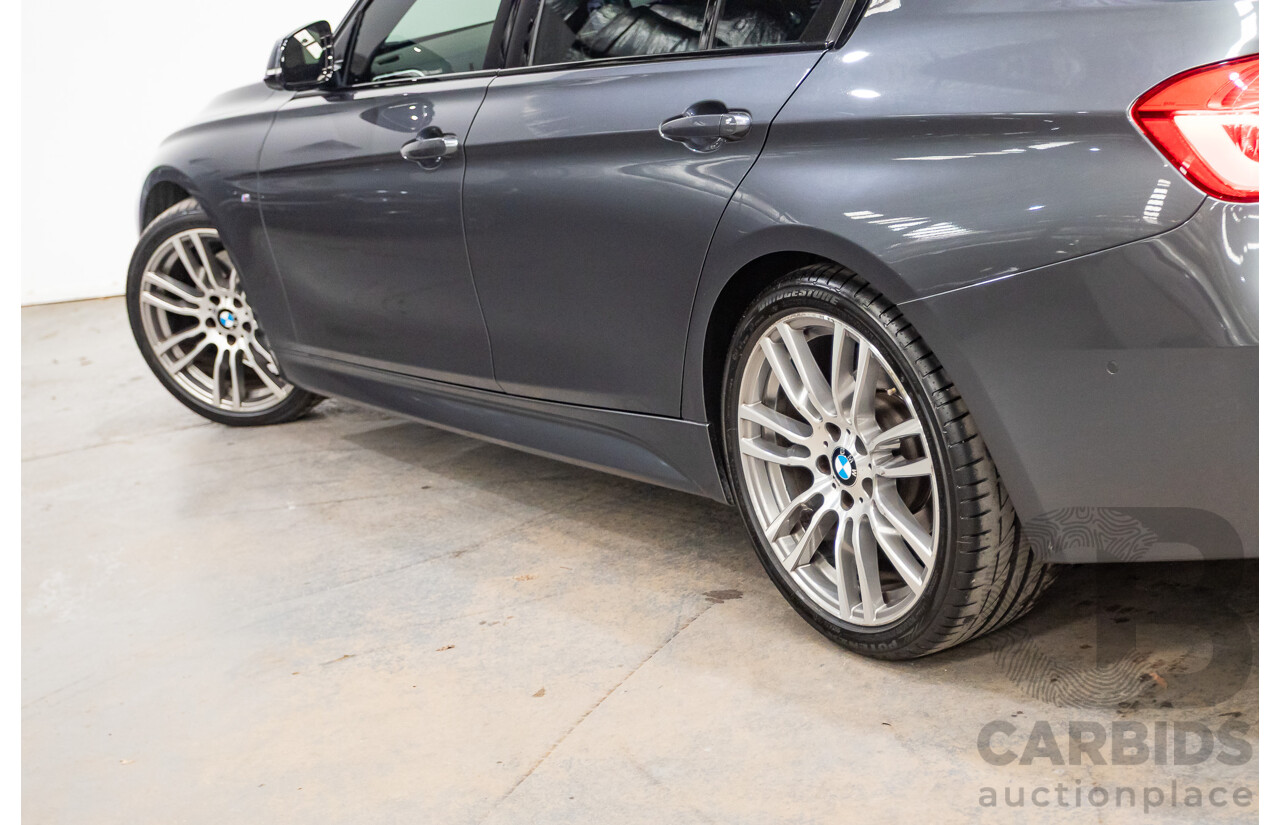04/2017 BMW 330i M-Sport  F30 LCI MY18 4D Sedan Mineral Grey Turbo 2.0L