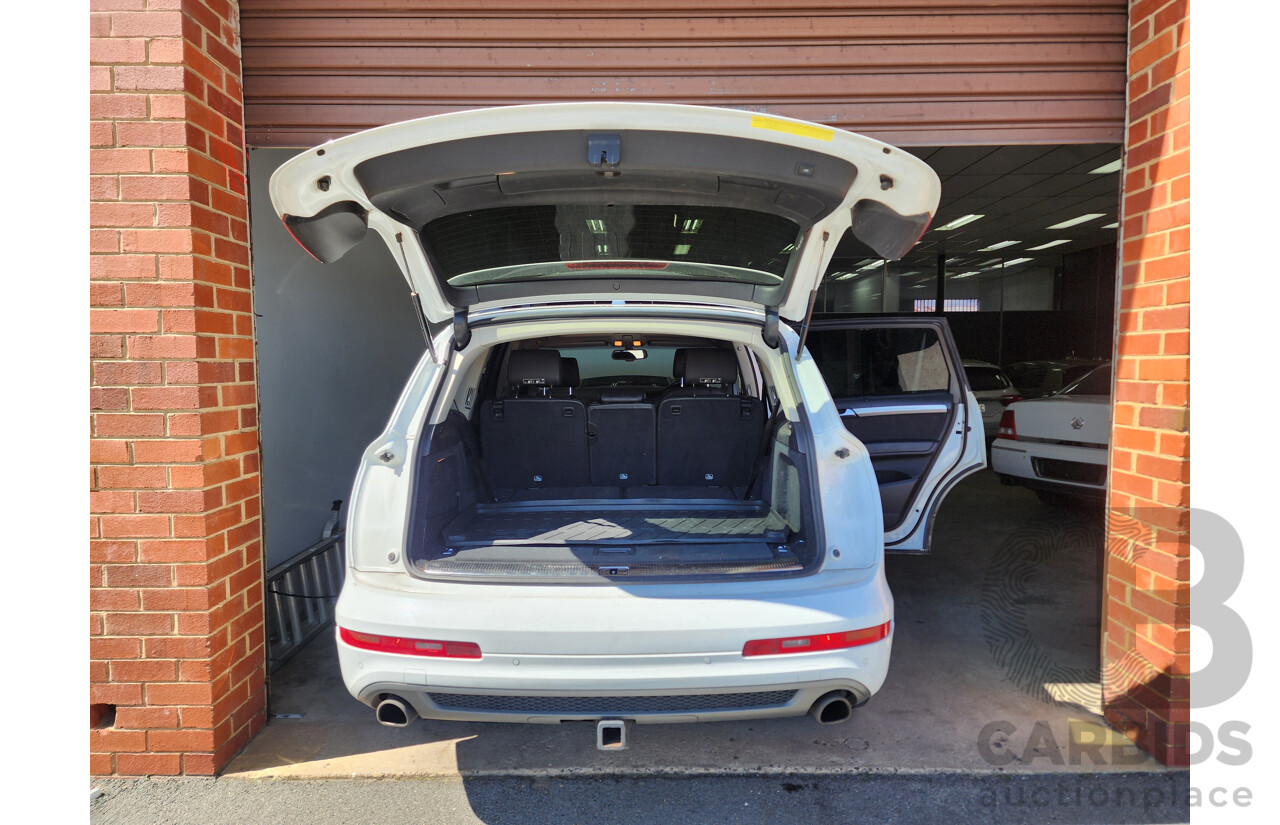 1/2015 Audi Q7 3.0 TDI Quattro S-Line LE MY15 4d Wagon White 3.0L