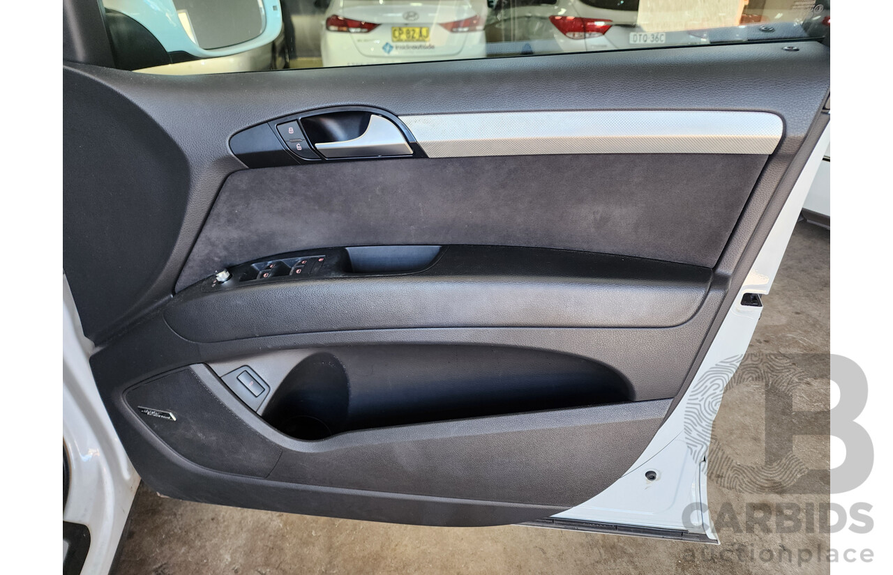 1/2015 Audi Q7 3.0 TDI Quattro S-Line LE MY15 4d Wagon White 3.0L