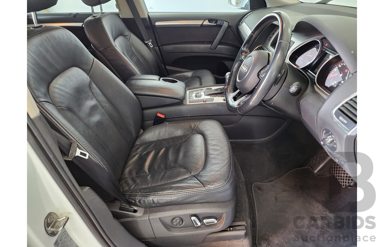 1/2015 Audi Q7 3.0 TDI Quattro S-Line LE MY15 4d Wagon White 3.0L