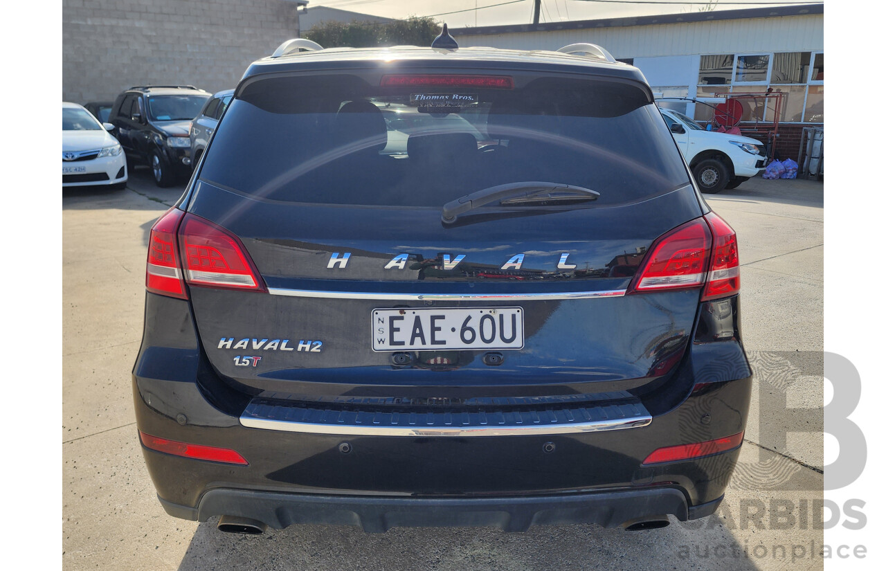 1/2019 Haval H2 Luxury (4x2)  4d Wagon Black 1.5L