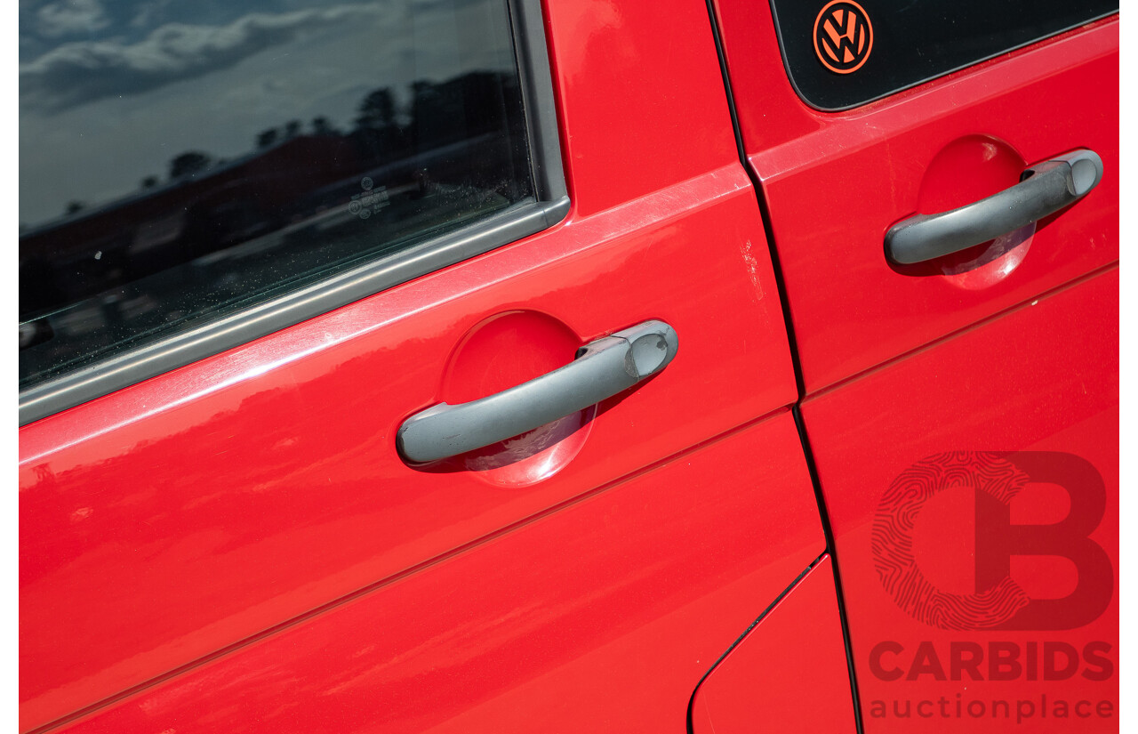 08/2010 Volkswagen Caravelle TRENDLINE 7H MY10 4D Wagon Salsa Red Turbo Diesel 2.0L - Camper Van