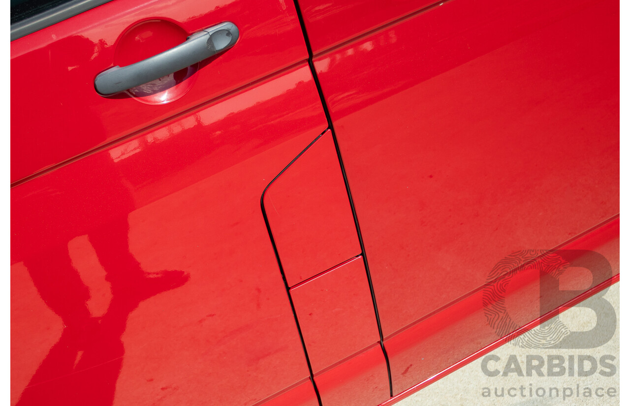 08/2010 Volkswagen Caravelle TRENDLINE 7H MY10 4D Wagon Salsa Red Turbo Diesel 2.0L - Camper Van