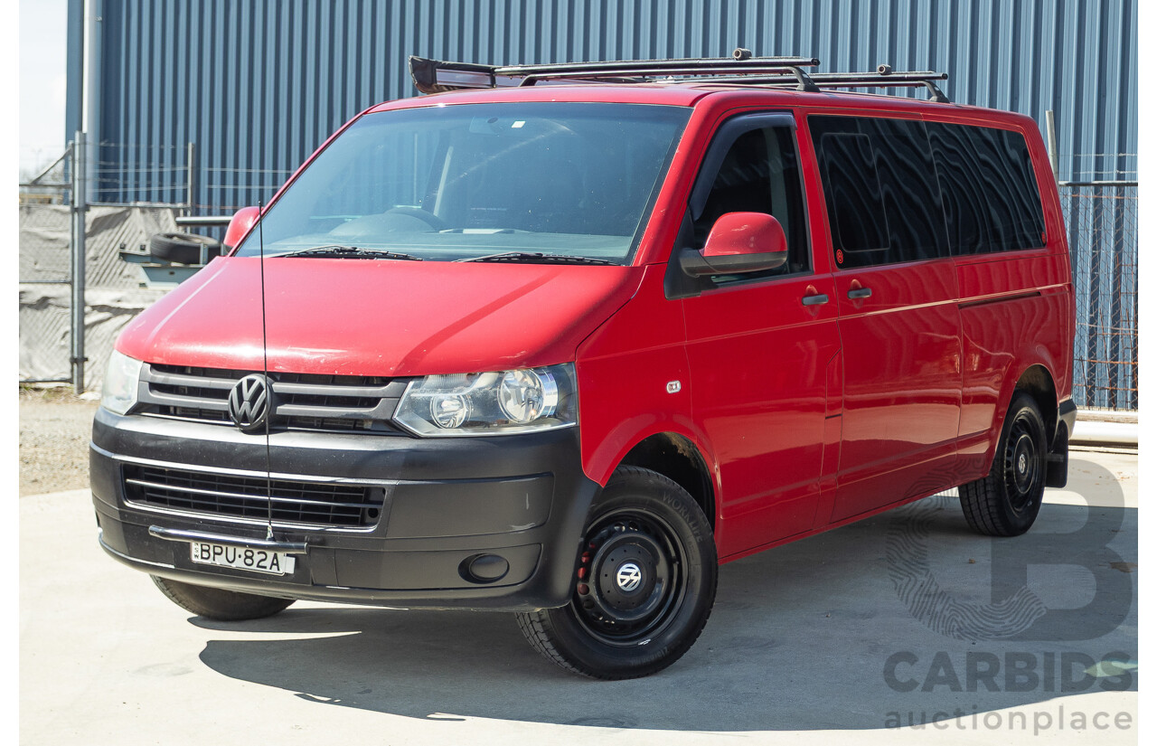 08/2010 Volkswagen Caravelle TRENDLINE 7H MY10 4D Wagon Salsa Red Turbo Diesel 2.0L - Camper Van