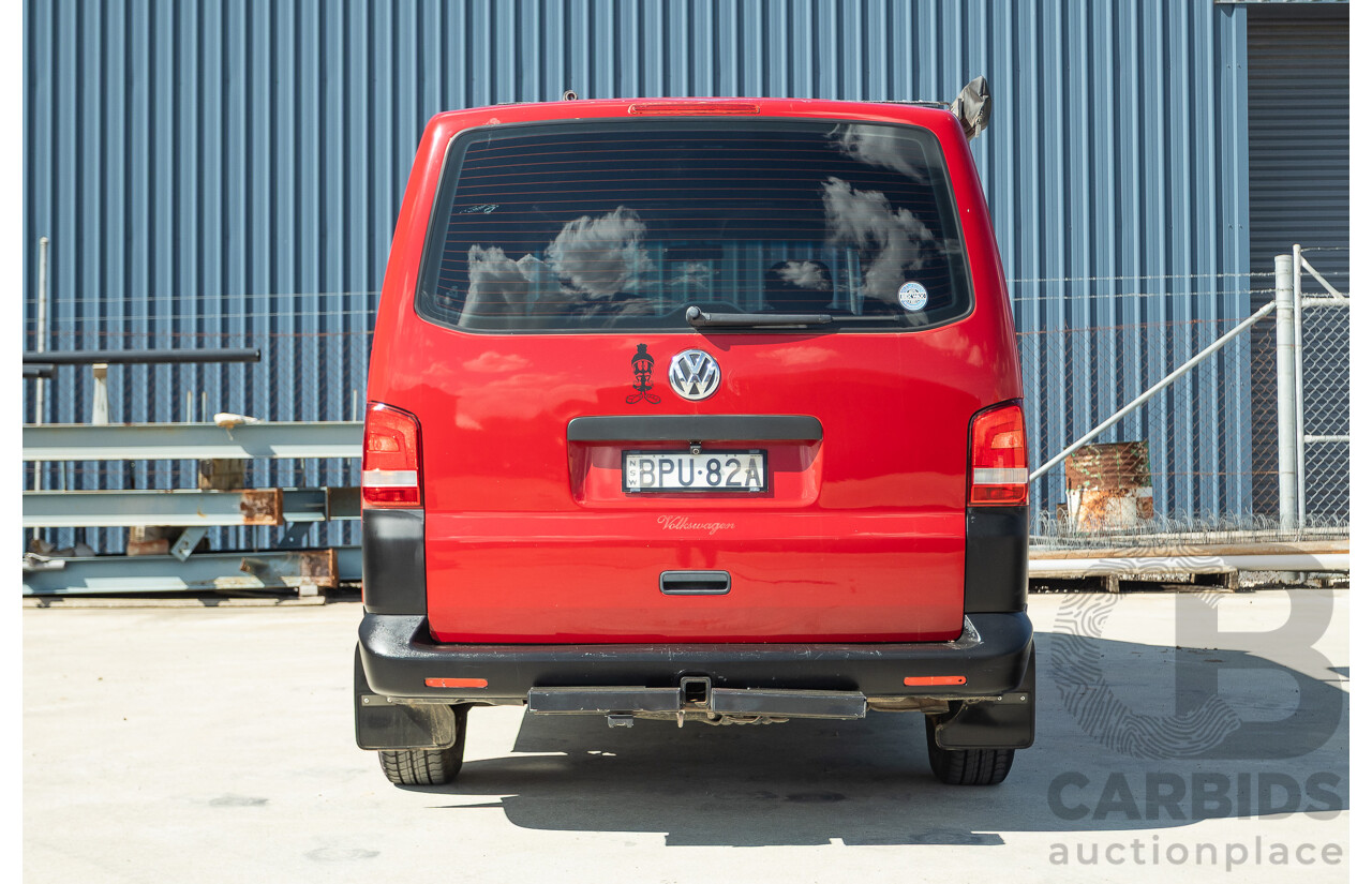 08/2010 Volkswagen Caravelle TRENDLINE 7H MY10 4D Wagon Salsa Red Turbo Diesel 2.0L - Camper Van