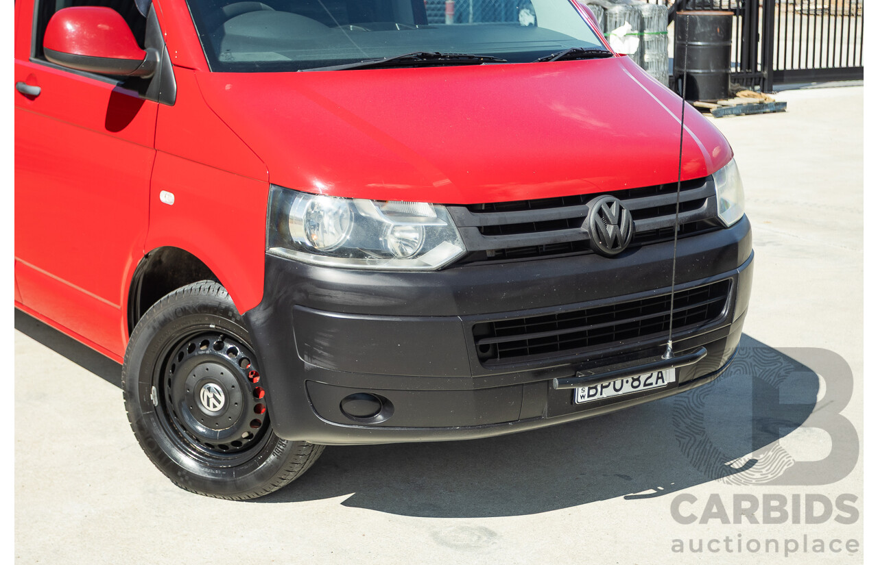 08/2010 Volkswagen Caravelle TRENDLINE 7H MY10 4D Wagon Salsa Red Turbo Diesel 2.0L - Camper Van