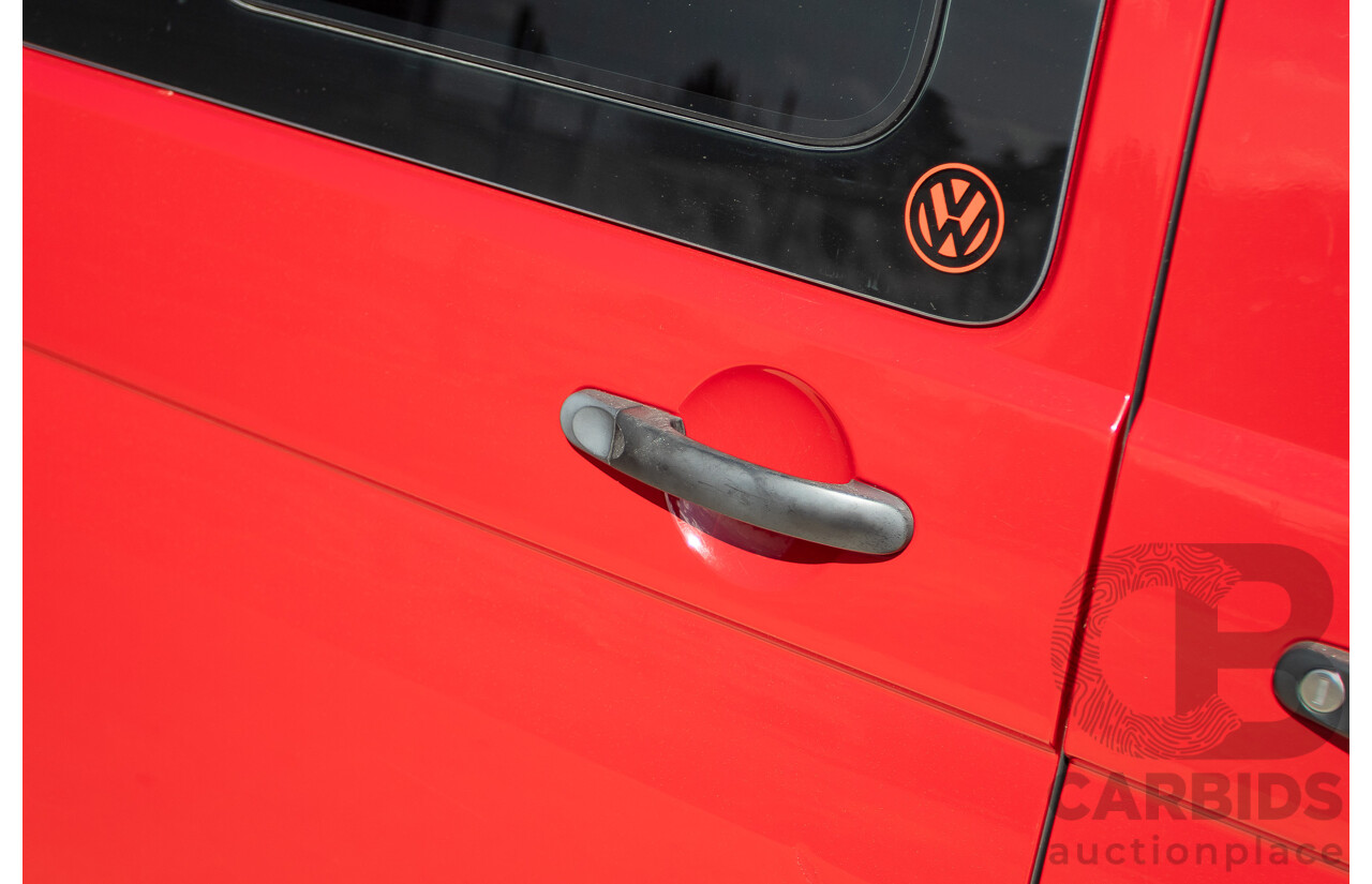 08/2010 Volkswagen Caravelle TRENDLINE 7H MY10 4D Wagon Salsa Red Turbo Diesel 2.0L - Camper Van