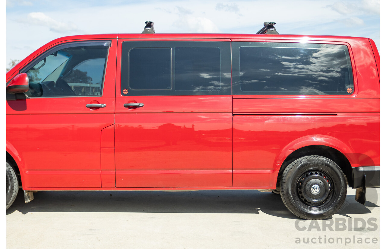 08/2010 Volkswagen Caravelle TRENDLINE 7H MY10 4D Wagon Salsa Red Turbo Diesel 2.0L - Camper Van