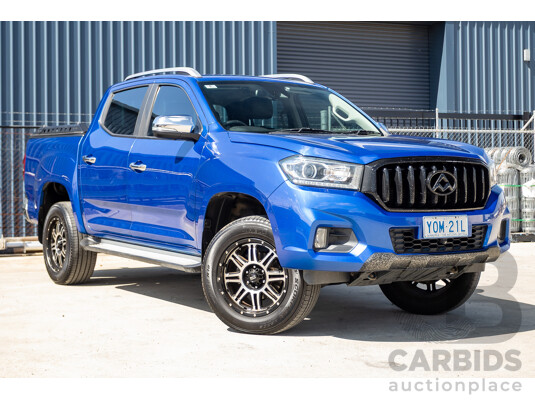 05/2018 LDV T60 LUXE (4x4) SK8C Double Cab Utility Blue Turbo Diesel 2.8L