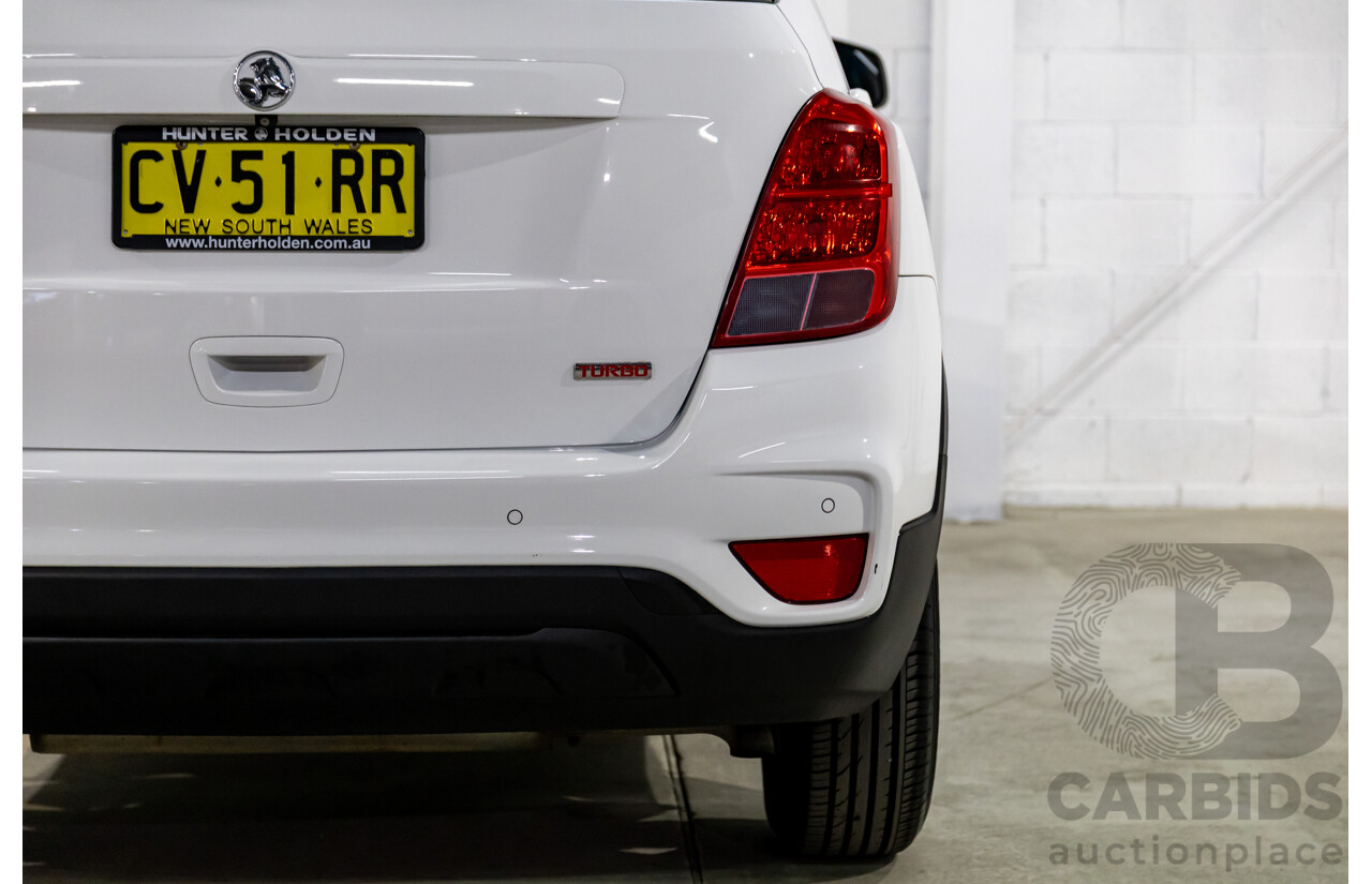 05/2017 Holden Trax LS (FWD) TJ MY17 4d Wagon Summit White Turbo 1.4L