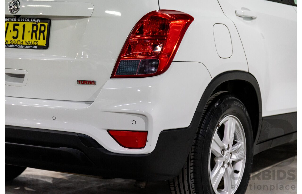 05/2017 Holden Trax LS (FWD) TJ MY17 4d Wagon Summit White Turbo 1.4L