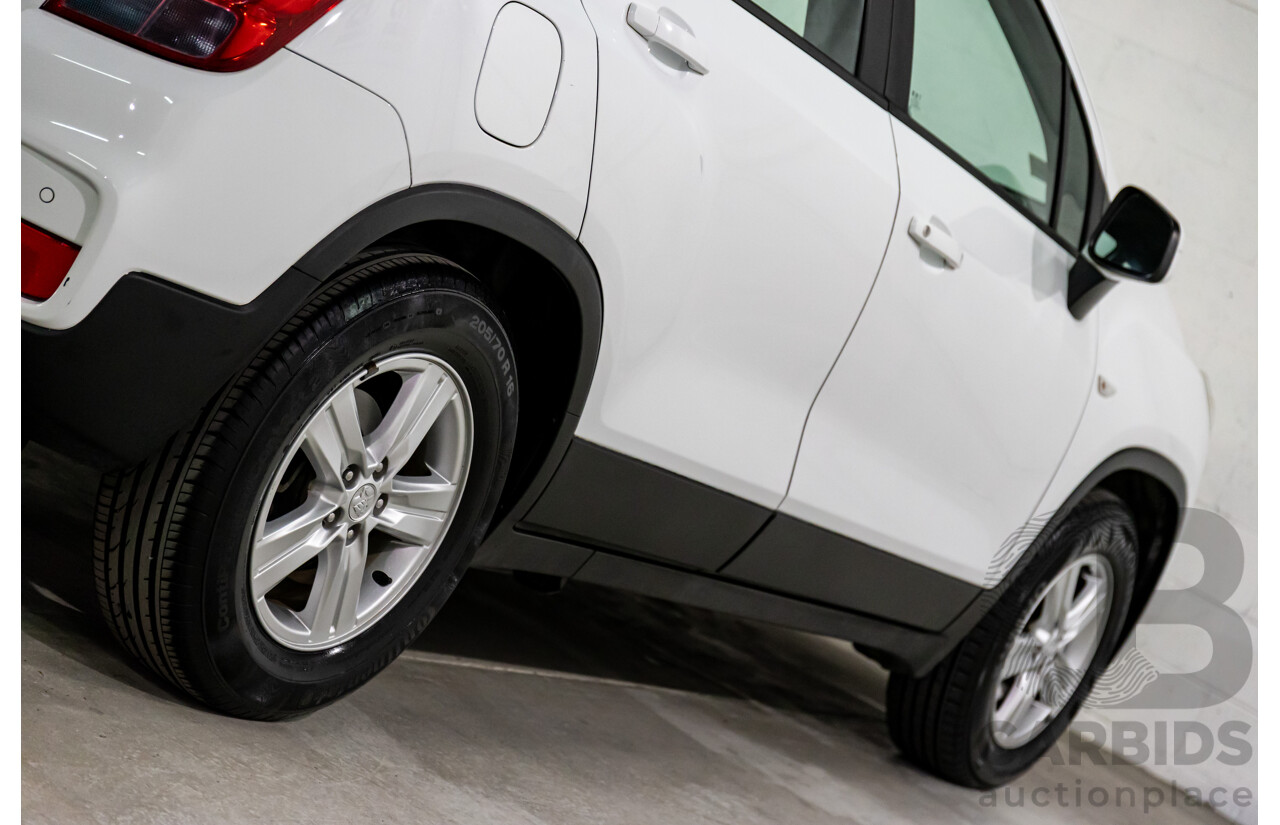 05/2017 Holden Trax LS (FWD) TJ MY17 4d Wagon Summit White Turbo 1.4L