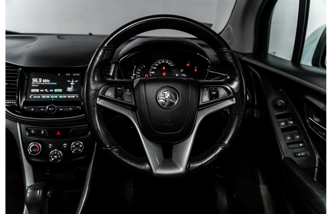 05/2017 Holden Trax LS (FWD) TJ MY17 4d Wagon Summit White Turbo 1.4L