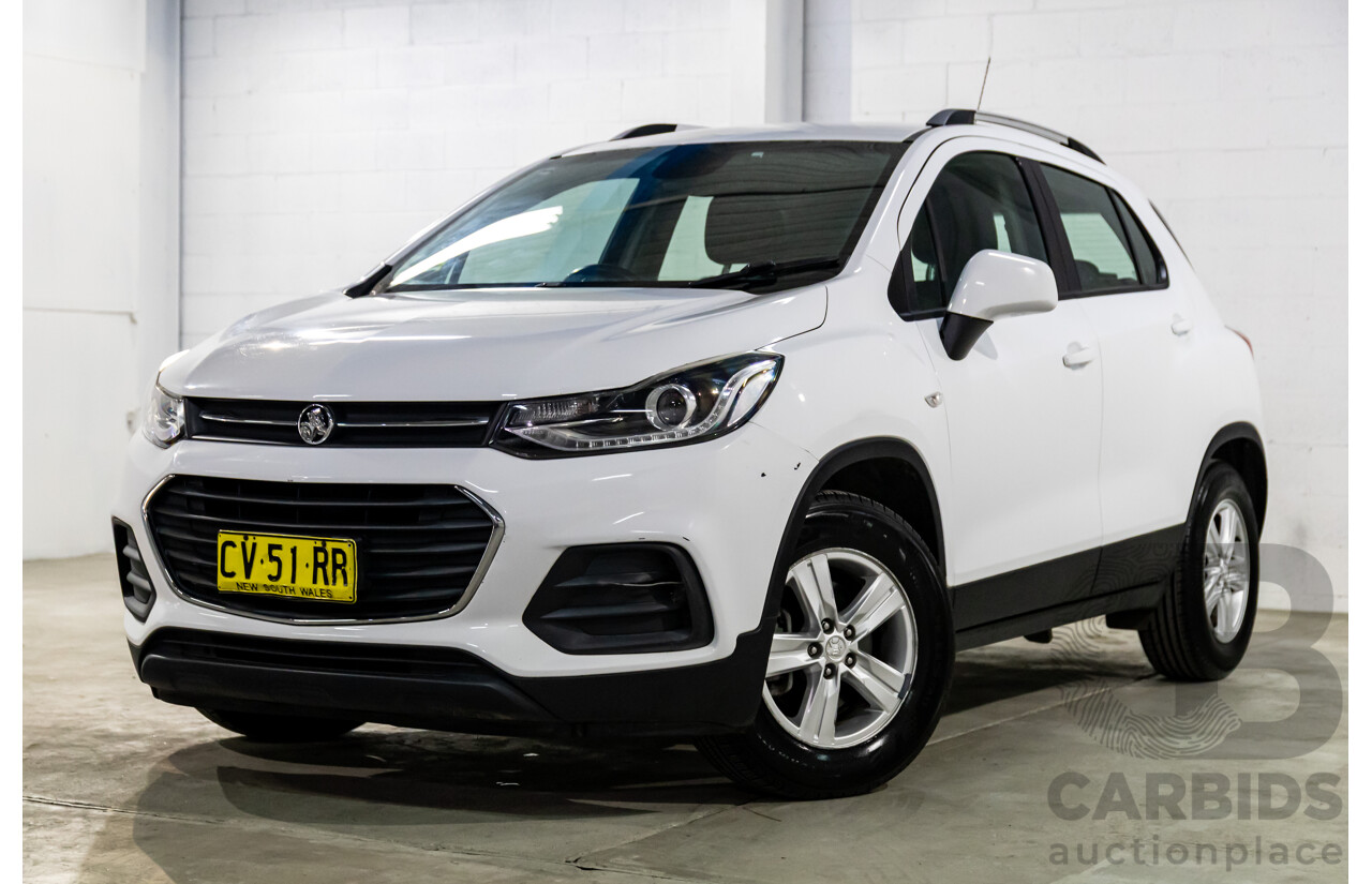 05/2017 Holden Trax LS (FWD) TJ MY17 4d Wagon Summit White Turbo 1.4L