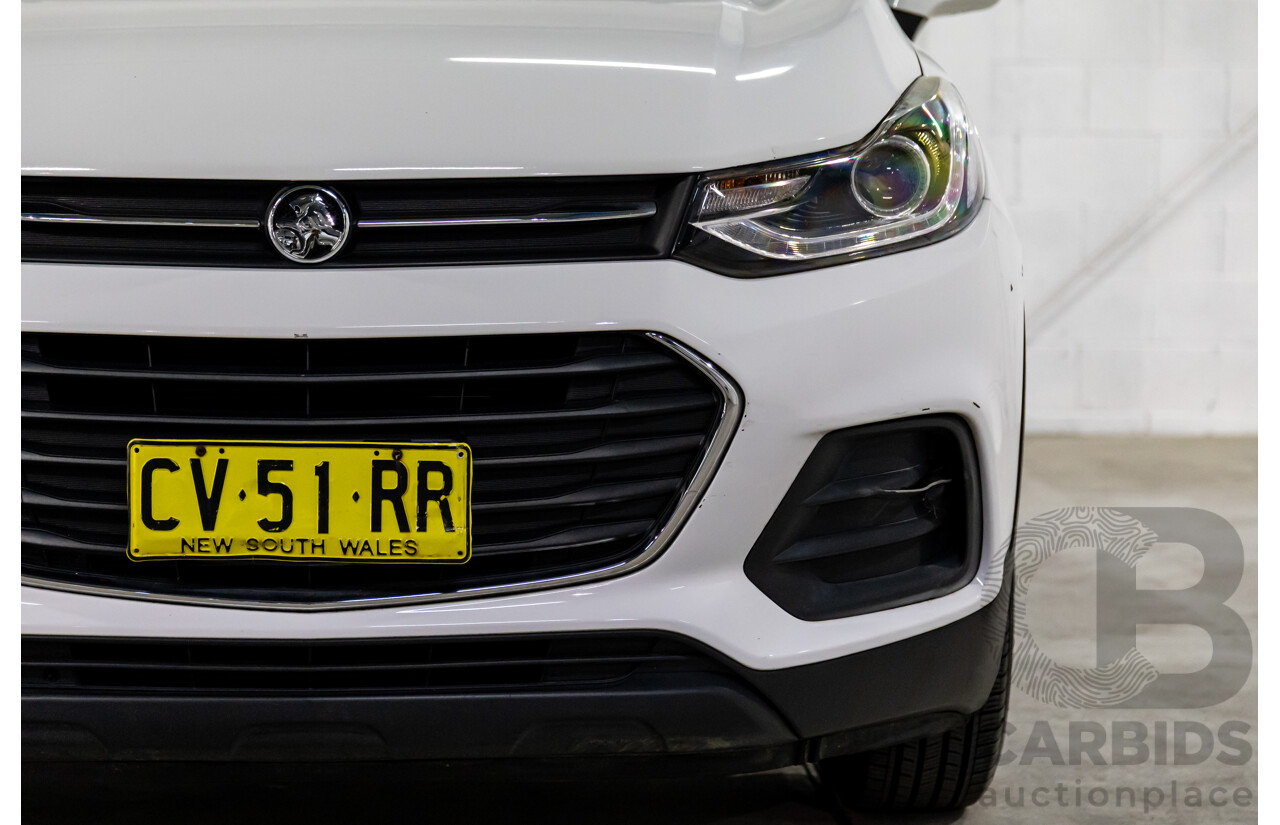05/2017 Holden Trax LS (FWD) TJ MY17 4d Wagon Summit White Turbo 1.4L