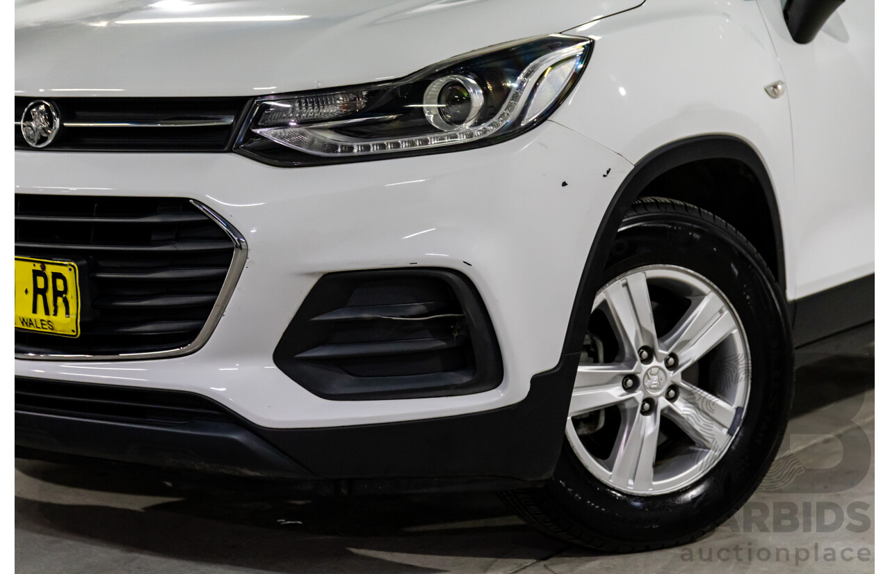 05/2017 Holden Trax LS (FWD) TJ MY17 4d Wagon Summit White Turbo 1.4L