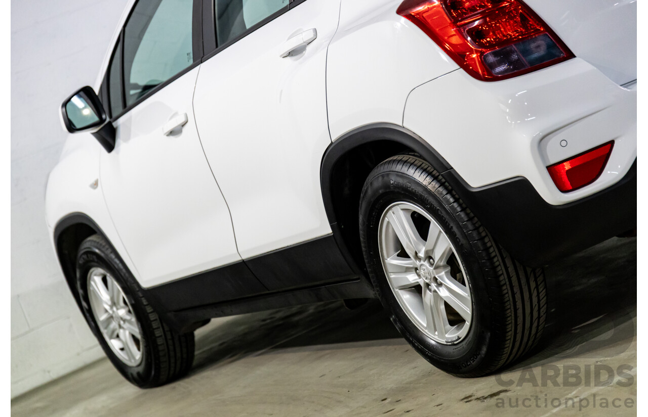 05/2017 Holden Trax LS (FWD) TJ MY17 4d Wagon Summit White Turbo 1.4L