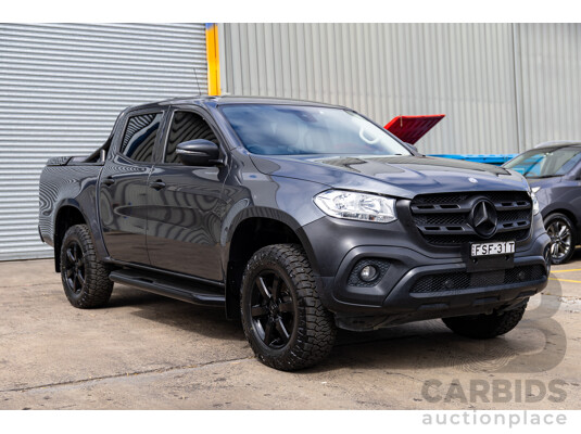 01/2020 Mercedes-Benz X220d Pure (RWD) 470 Dual Cab P/Up Rock Grey Metallic Turbo Diesel 2.3L