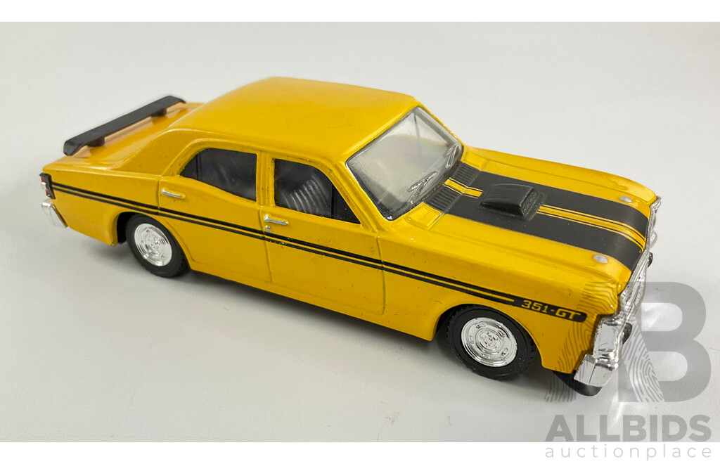Trax Diecast XY Ford Falcon GTHO Phase Three, Yellow - 1:43 Scale
