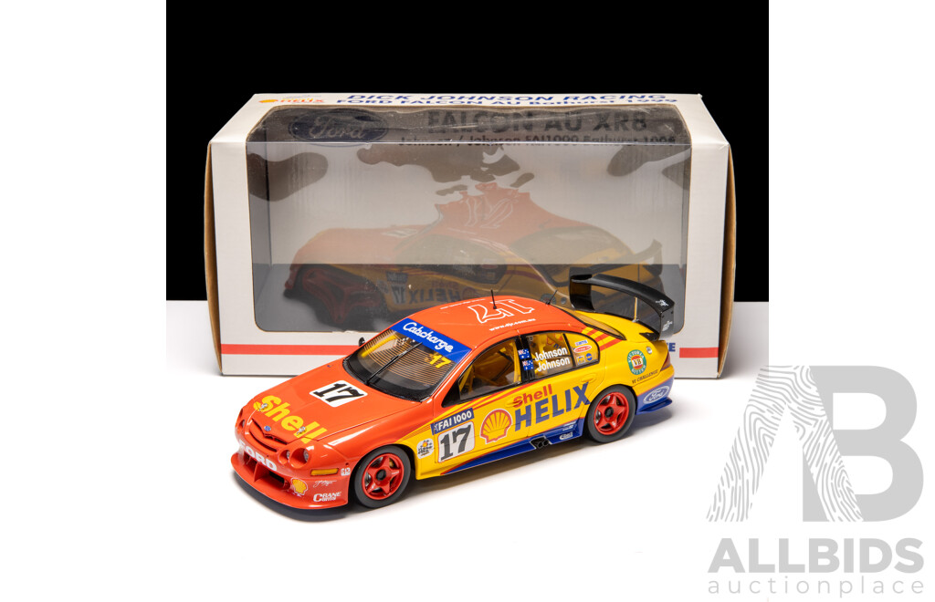 Biante 1999 Ford AU Falcon #17 Shell Livery Dick Johnson Bathurst 3639/5004 1:18 Scale Model Car - Signed COA