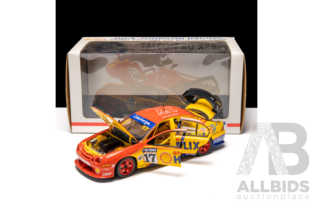 Biante 1999 Ford AU Falcon #17 Shell Livery Dick Johnson Bathurst 3639/5004 1:18 Scale Model Car - Signed COA
