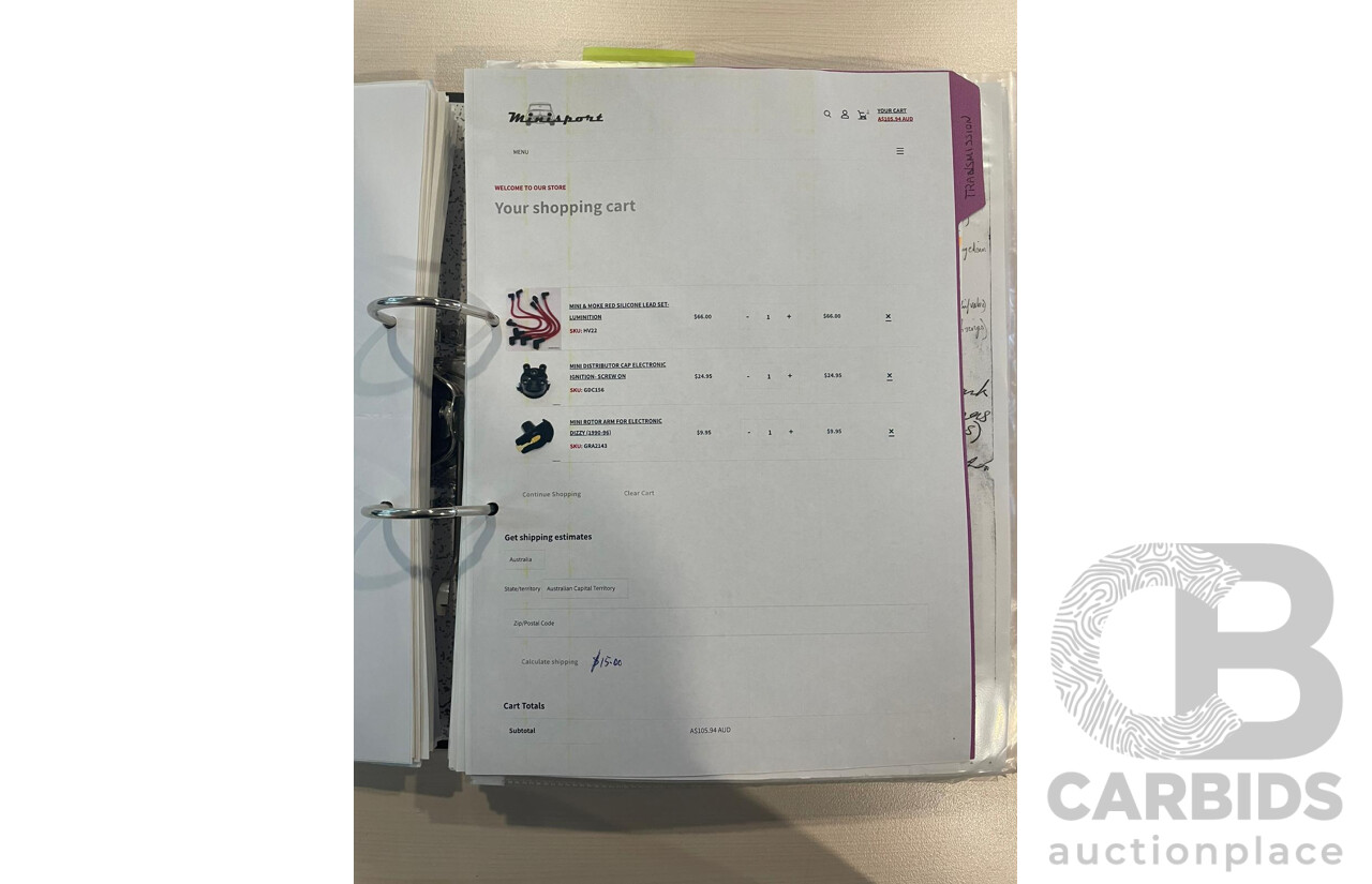 01/1968 Riley Elf MkIII 2d Sedan White / Black 1.0L