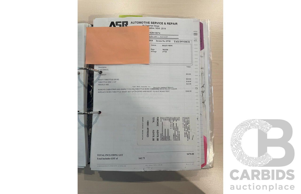 01/1968 Riley Elf MkIII 2d Sedan White / Black 1.0L