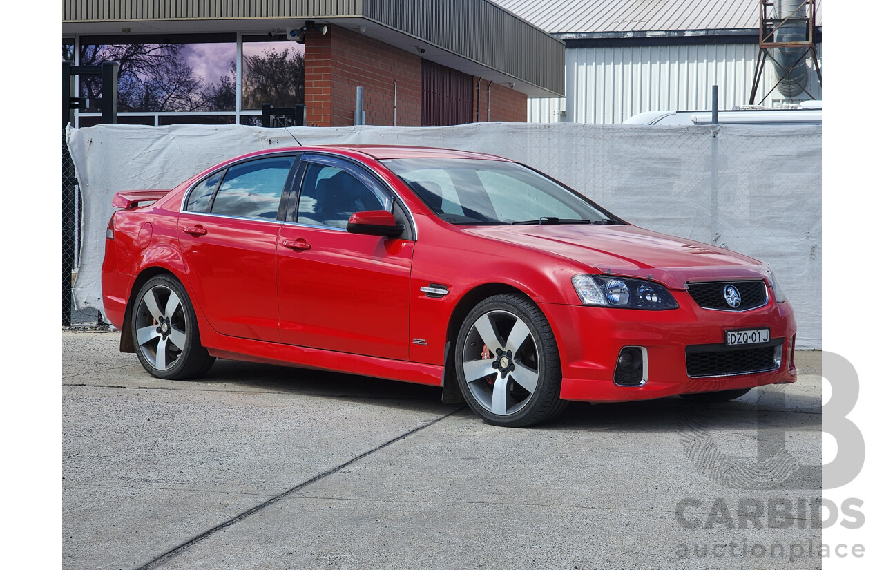 4/2013 Holden Commodore SV6 Z-Series VE II MY12.5 4d Sedan Red 3.6L
