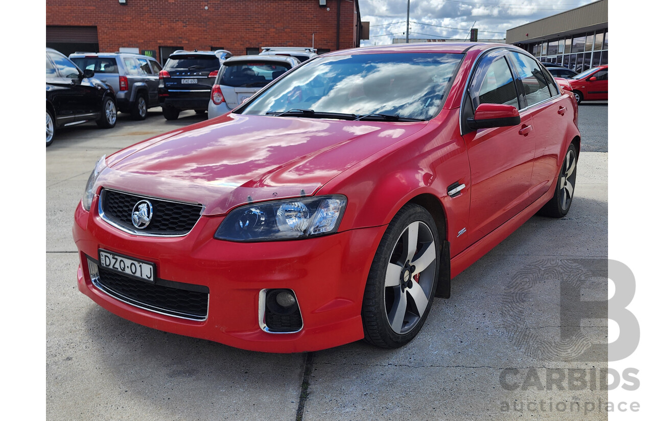 4/2013 Holden Commodore SV6 Z-Series VE II MY12.5 4d Sedan Red 3.6L