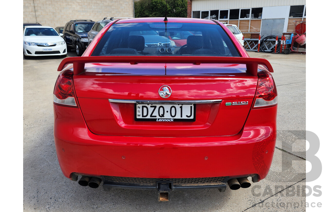 4/2013 Holden Commodore SV6 Z-Series VE II MY12.5 4d Sedan Red 3.6L