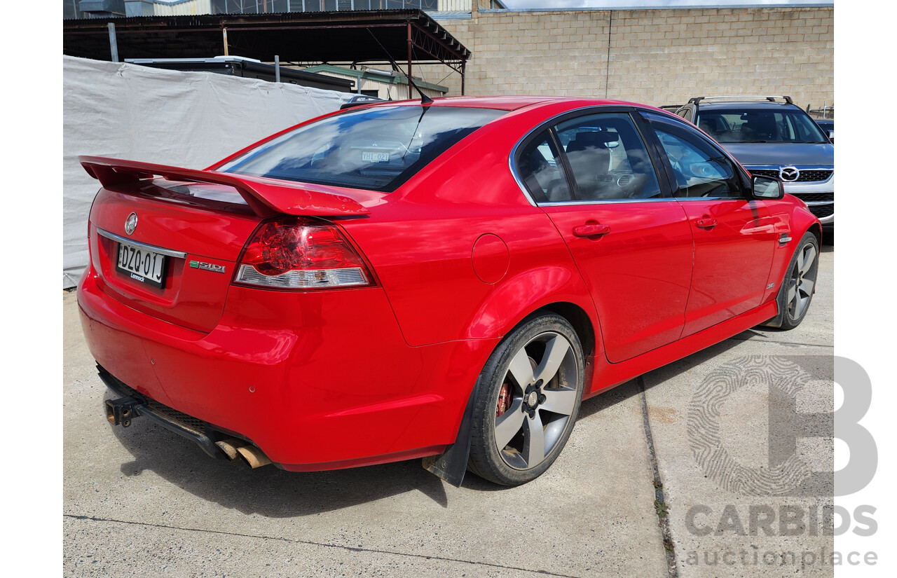 4/2013 Holden Commodore SV6 Z-Series VE II MY12.5 4d Sedan Red 3.6L